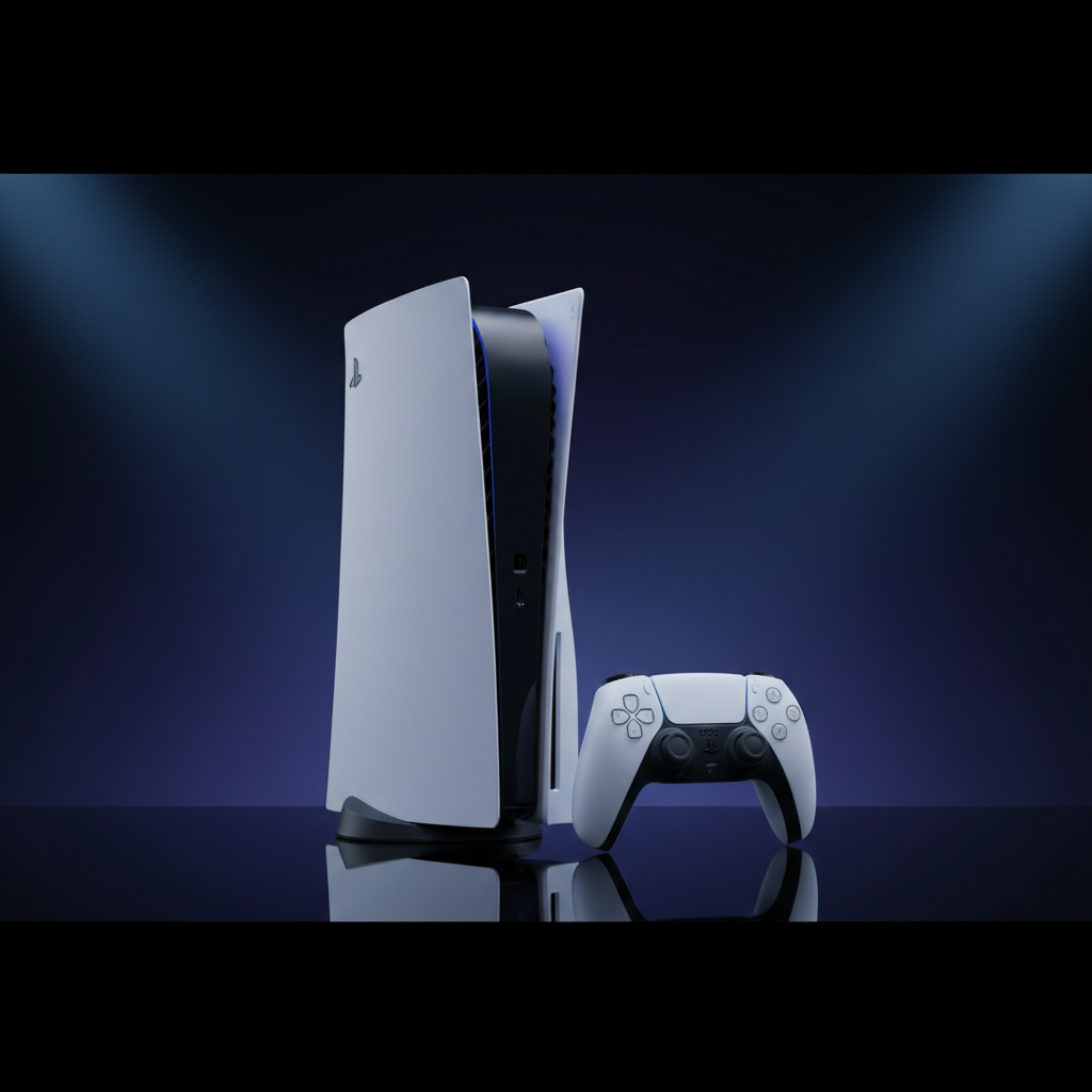 PlayStation 5 console and DualSense controller